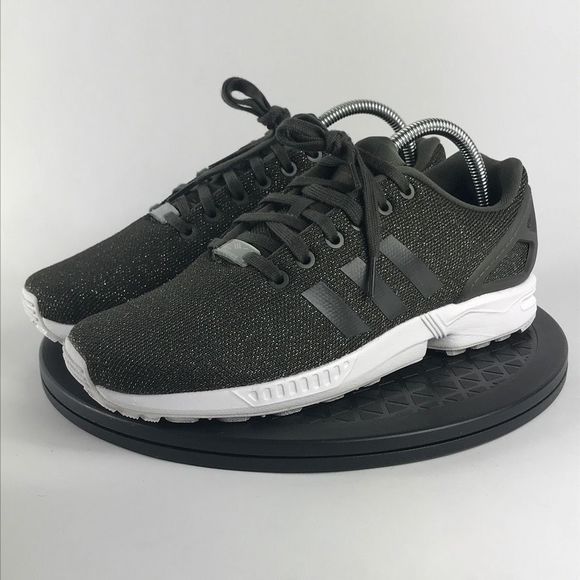 adidas | Shoes | Adidas Zx Flux Green Glitter Athletic